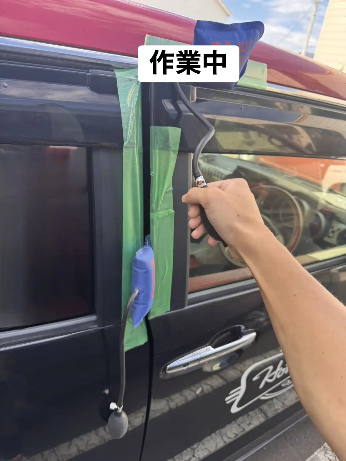 20260807_北海道恵庭市_車カギ開け_施工画像_3