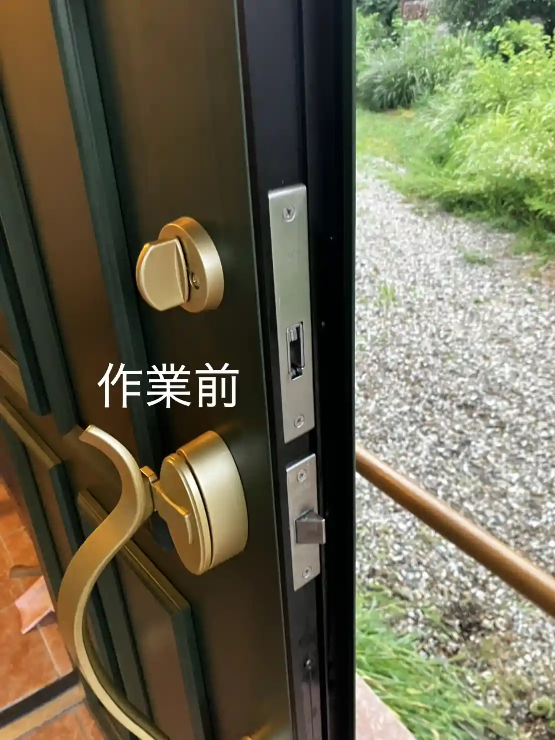 20260809_福井県南条郡_建物カギ開け_施工画像_1