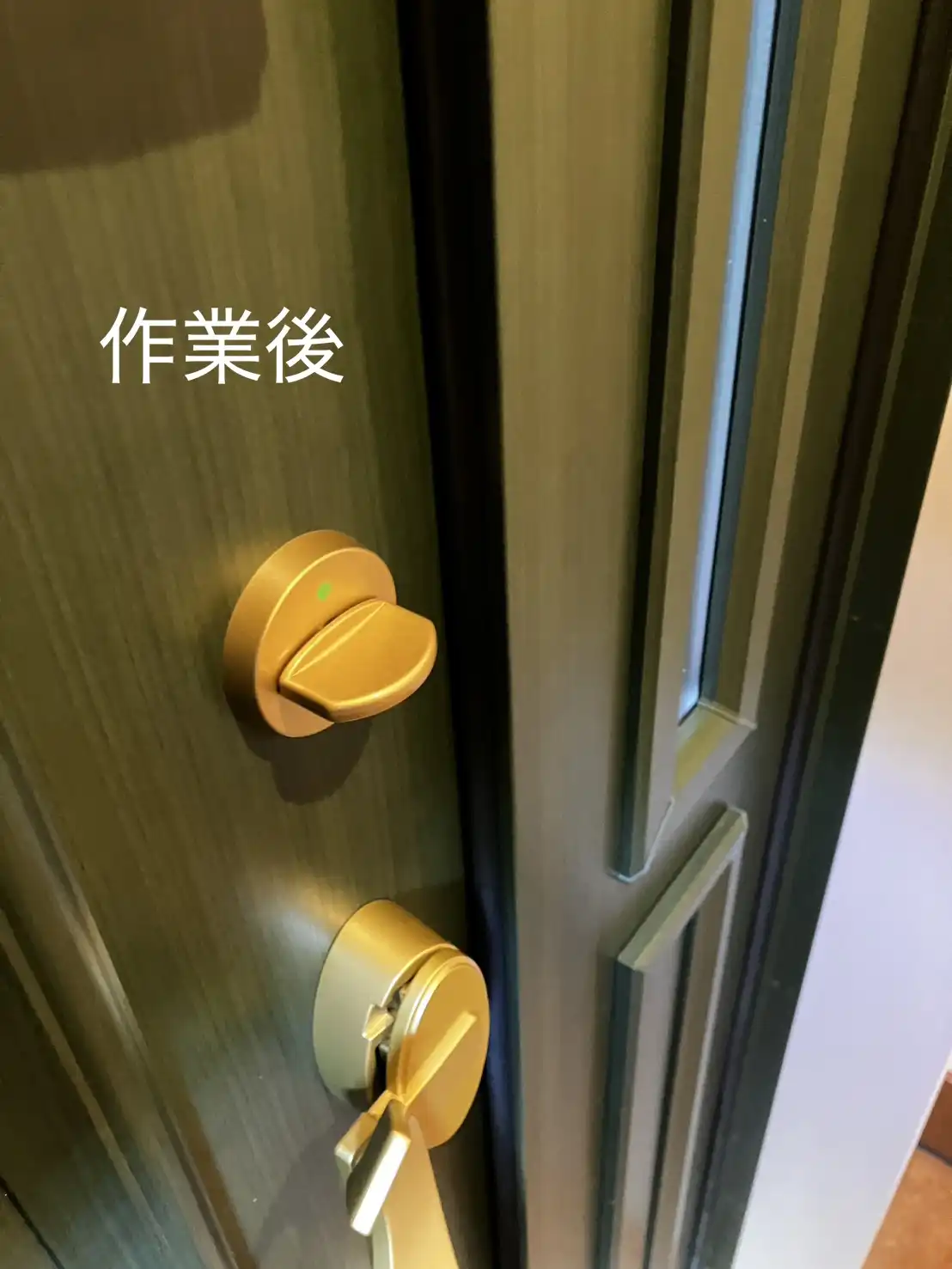 20260809_福井県南条郡_建物カギ開け_施工画像_3